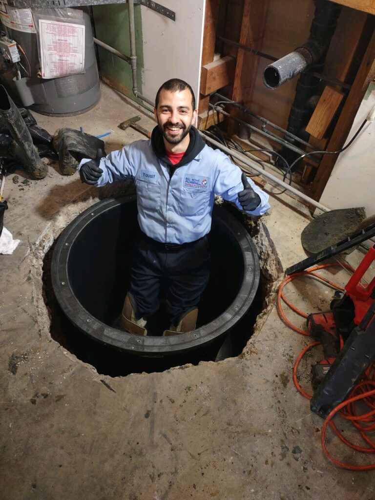 Services - Bill Howe New sump pump installation